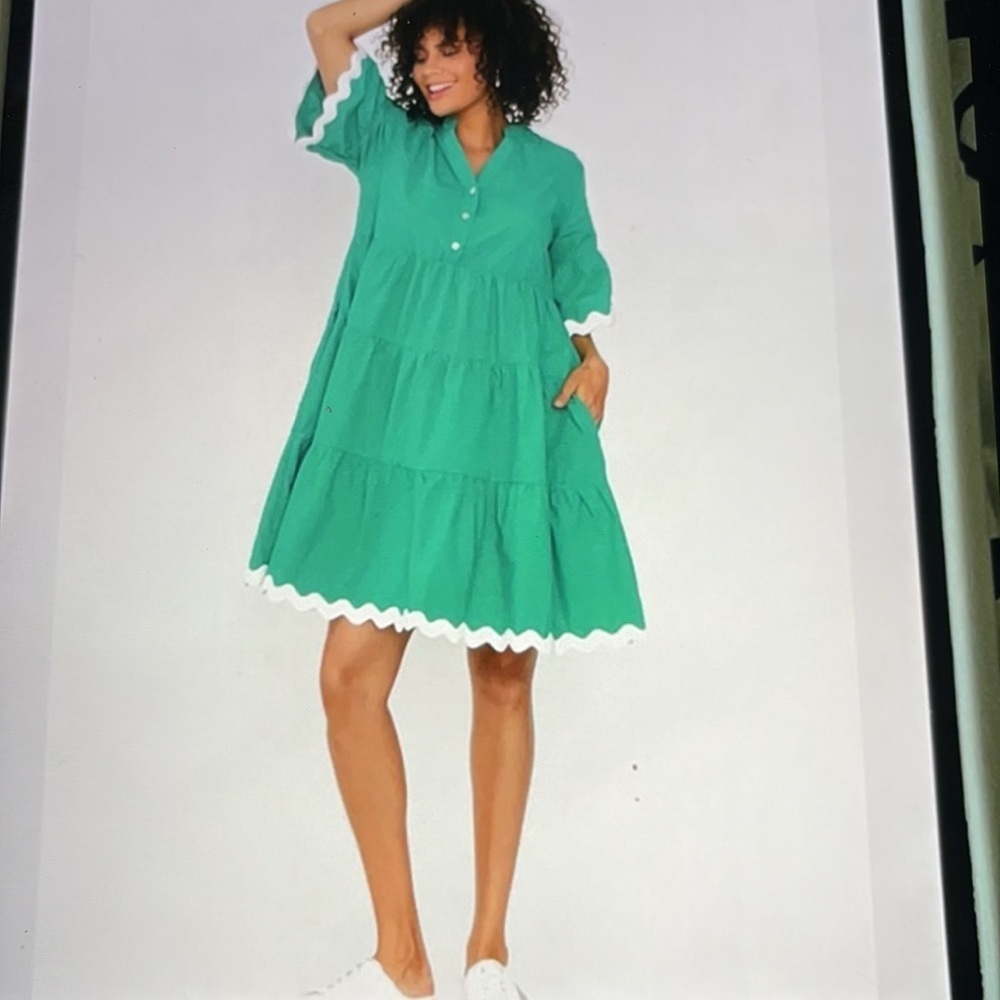 White Closet Australia Tiered Babydoll Dress S